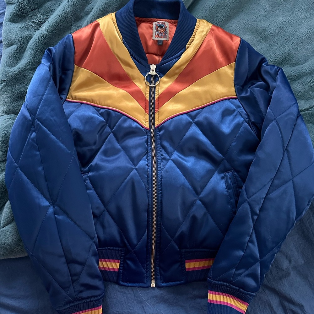 satin bomber jacket